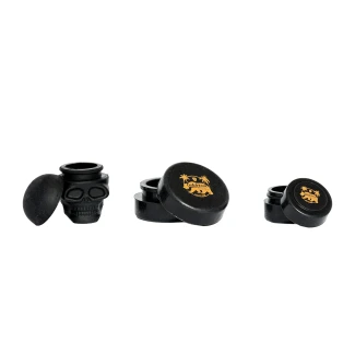 QNUBU - MIX CONTENITORI IN SILICONE NERI | 6 UNITA'