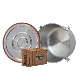 CVAULT - CONTENITORE IN ACCIAIO INOX | 50L