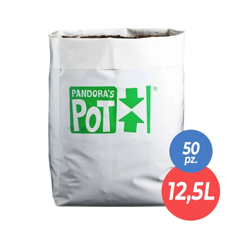 PP12L50 - PANDORA'S POT - VASO IN PLASTICA LEGGERA 50pz. | 18x20x45h cm - 12,5L