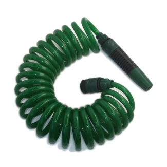 421142 - TUBO FLESSIBILE PER IRRIGAZIONE CON CONNESSIONI AD INNESTO RAPIDO E DIFFUSORE LUNGH. 7,5M